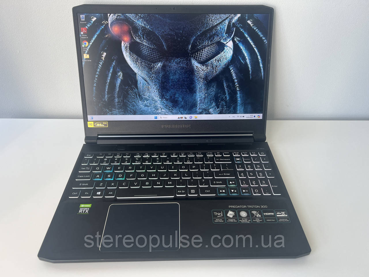 Ігровий ноутбук Acer Predator Triton 300 (N20C3): i7-9750H/RTX2060 (6Gb)/16Gb DDR4/512Gb SSD