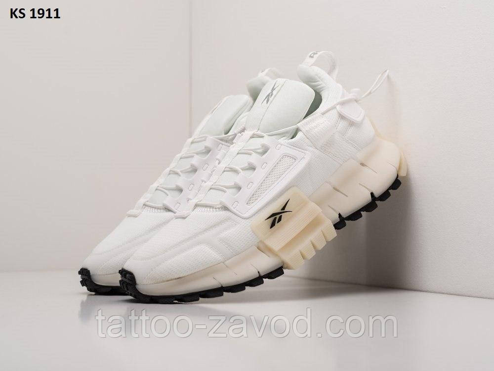 Кросівки чоловічі білі текстиль безшовний 44 Reebok Zig Kinetica Edge White