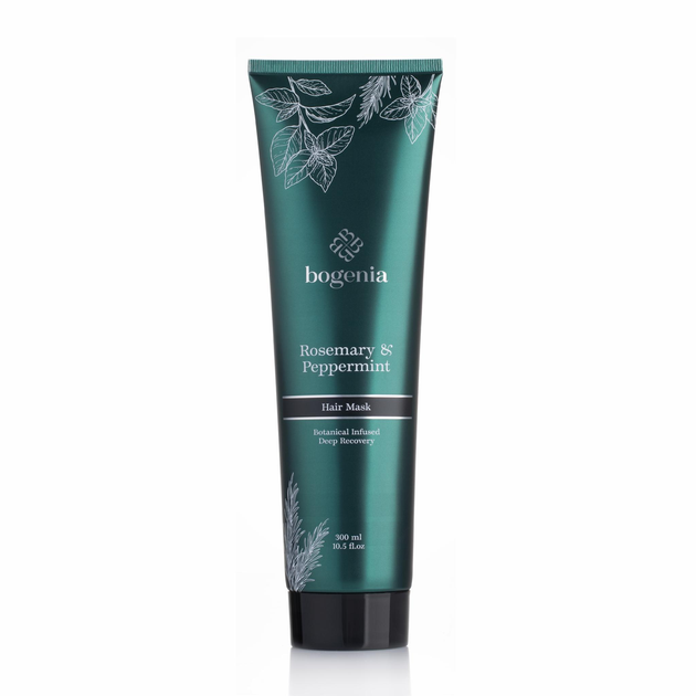 Зволожуюча маска для волосся з розмарином Bogenia Rosemary Peppermint BG412 300 мл