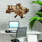 Дерев`янний настінний годинник з підсвіткою "Дівчата ЗСУ", фото 2