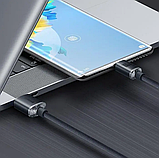 Кабель телефона смартфона планшета Baseus USB to Type-C 100W швидка зарядка 1.2 м CAJY000401, фото 6