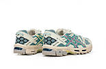 Жіночі кросівки Asics Gel Kahana 8 весна-осінь повсякденні (бежево бірюзові). Живе фото, фото 8