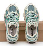 Жіночі кросівки Asics Gel Kahana 8 весна-осінь повсякденні (бежево бірюзові). Живе фото, фото 3