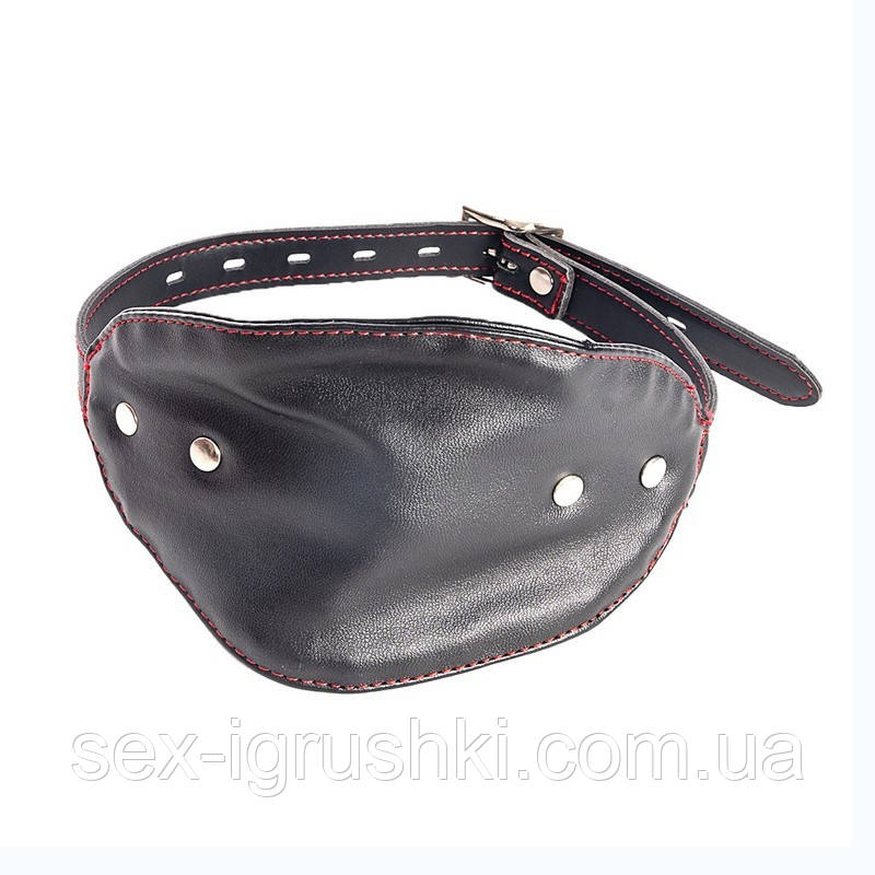 Mesh mouth plug restraint mask, Черный
