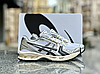 Чоловічі кросівки Asics Gel Kayano 14 White Silver Black Асікс Гель Каяно сріблясті сітка піна демісезонні, фото 3
