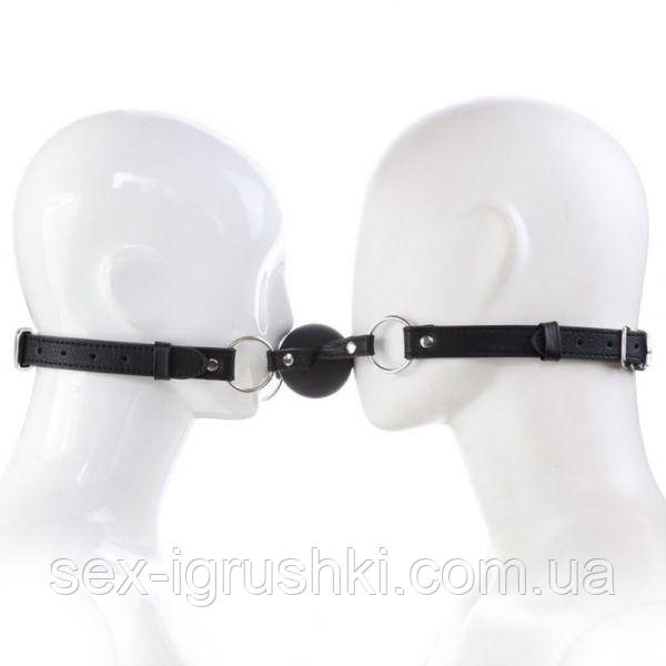 Double Silicone Ball Gags, Черный