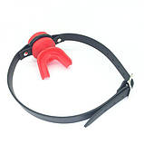 CHOMP Silicone Mouth Gag OXBALLS RED, фото 3