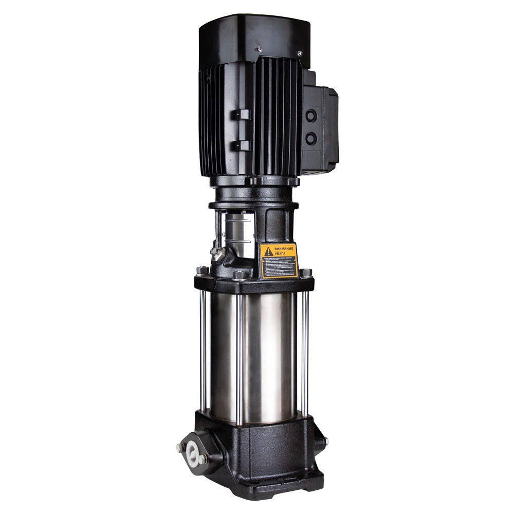 Насос відцентрований багатоступінчастий вертикальний 380В 3кВт Hmax 142м Qmax 133,3л/мин LEO 3.0, фото 1