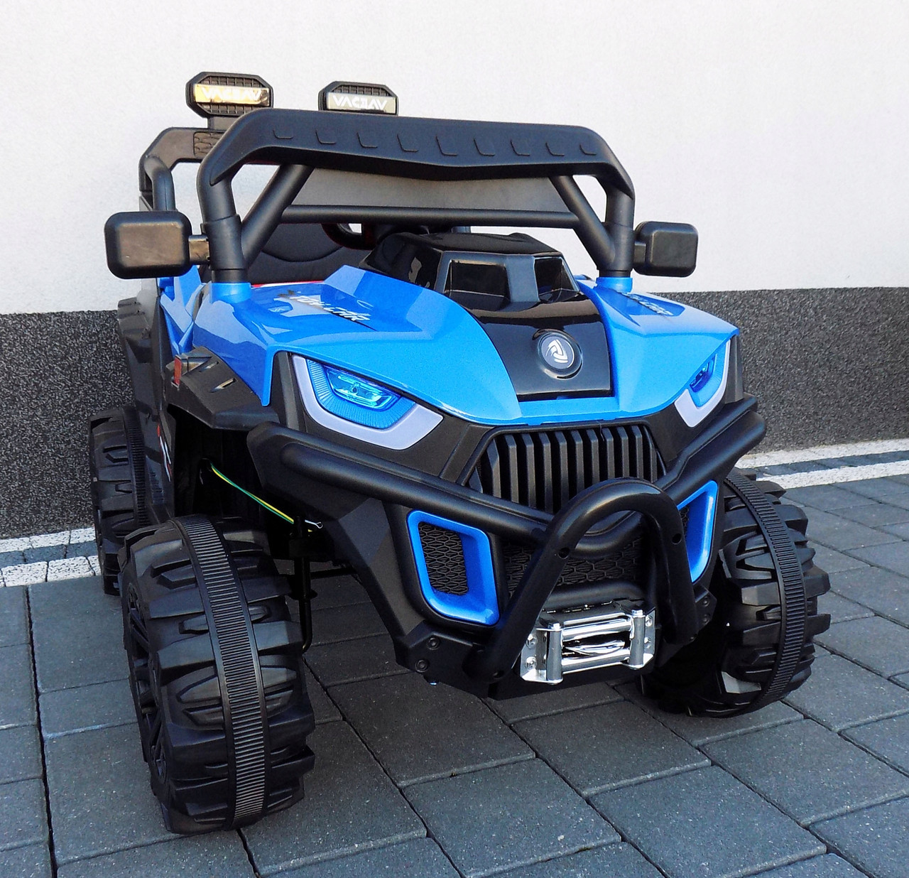 Дитячий автомобіль на акумуляторі Багі Великий Buggy X8n Синій