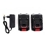 Міні акумуляторна пила 8" (500 об/хв) з 2 акумуляторами Li-ion 21 В/2 Ач Kraft & Dele KD10647, фото 3