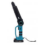 Міні акумуляторна пила 8" (500 об/хв) з 2 акумуляторами Li-ion 21 В/2 Ач Kraft & Dele KD10647, фото 9