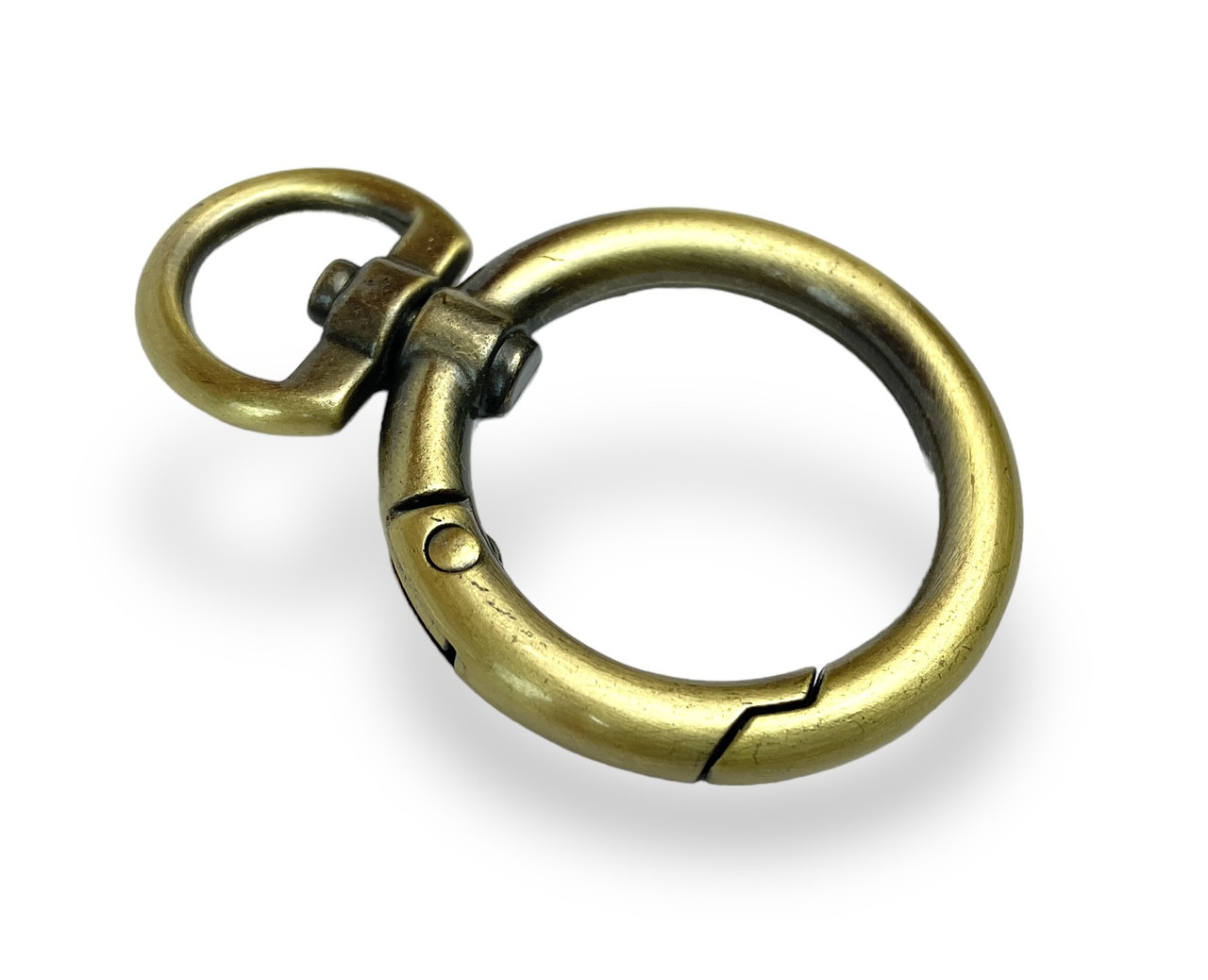 Карабін сумочний СК-65200 13*25мм колір Антик, фото 1