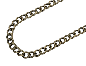 Ланцюжок металевий метражний СК-013 9мм колір Антик
