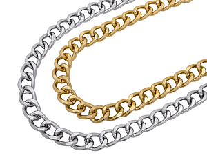 Ланцюжок металевий метражний СК-012 13мм колір Нікель