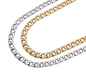 Ланцюжок металевий метражний СК-018 7мм колір Нікель