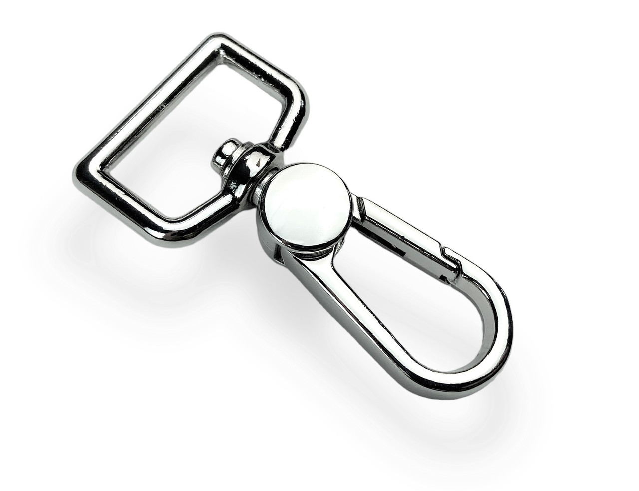 Карабін металевий Е-003920 20мм колір Нікель, фото 1