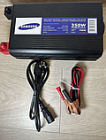 Автомобільний інвертор (Перетворювач напруги) SAMSUNG SYGC-350, 700 W/350W, USB, фото 5