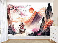 Самоклейка плівка Oracal "Китайський стиль живопису", фото шпалери для декорування спальні, вітальні, фото 9