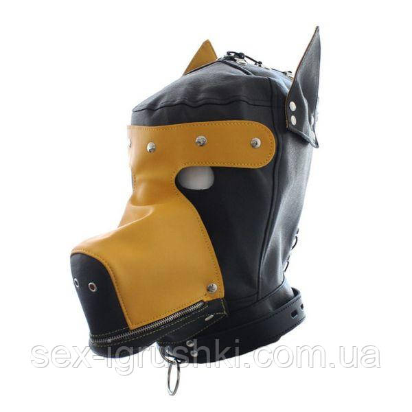 Закрита маска Dog Figure, Черный
