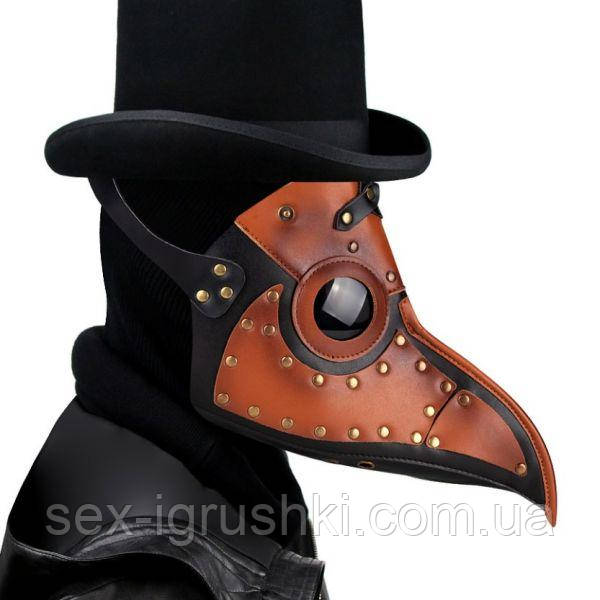 Чумна маска Plague Beak Mask, Коричневий