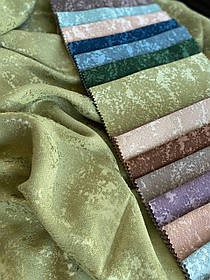 Штора мрамор софт - зелений.