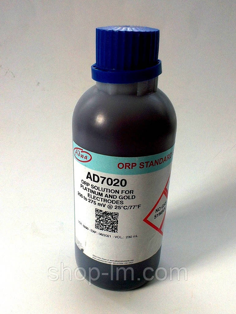 Готовий калібрувальний розчин ADWA AD7020 для ОВП-метра +275 mV, Угорщина, 230 ml