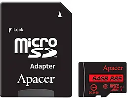 Micro SD 64GB/10 Class Apacer