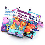 Іграшка Монтесорі для малюків, розвиваюча мʼяка сенсорна іграшка для маленьких дітей, колір уточнюйте, фото 4