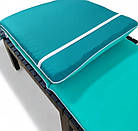 Матрац для лежака TRIO бірюзовий, фото 2