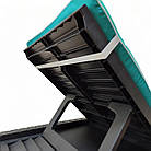 Матрац для лежака TRIO бірюзовий, фото 4