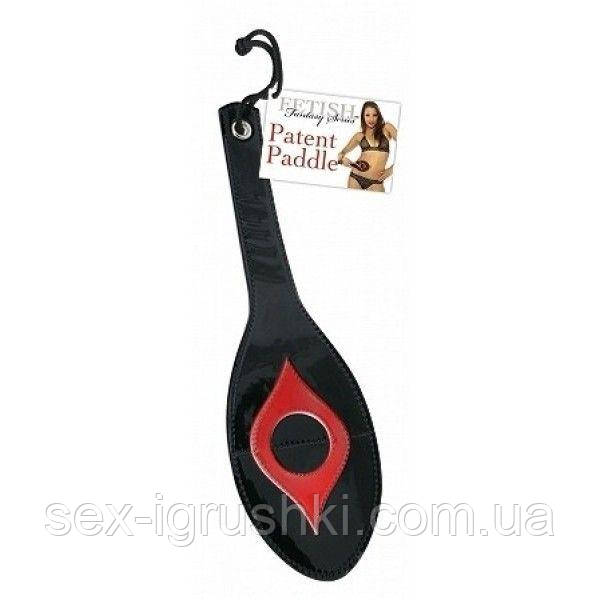 М'яка ляпас Fetish Fantasy Patent Paddle, Черный