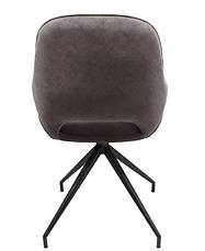 Стілець поворотний R-110 Vetro макіато + чорний, фото 3