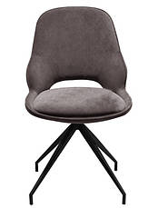 Стілець поворотний R-110 Vetro макіато + чорний, фото 5