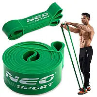 Резинова петля для підтягувань та тренувань Neo-Sport  (31-52кг) - зелена