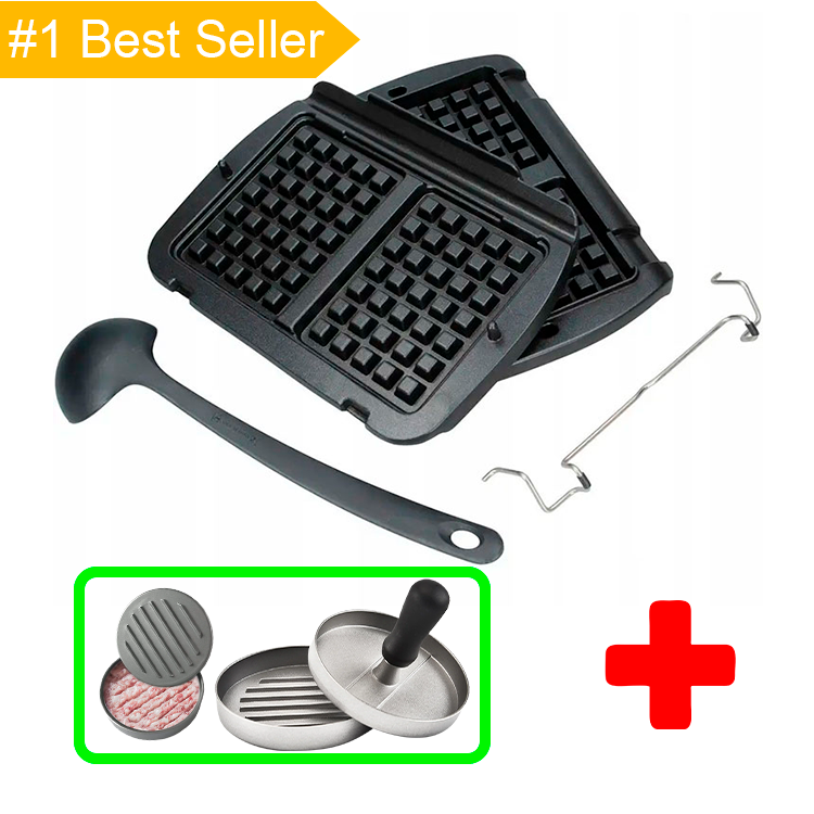 Пластини для вафель тефаль Tefal Optigrill+ XA723812 (tefal gc712d34/gc706d34,gc714834)
