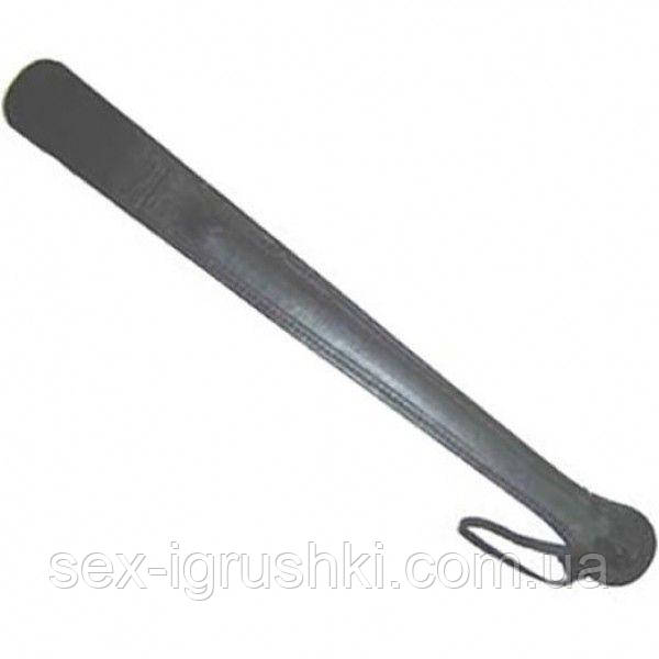 Довга чорна шльопанка Spanking Whip Paddle Black, Черный