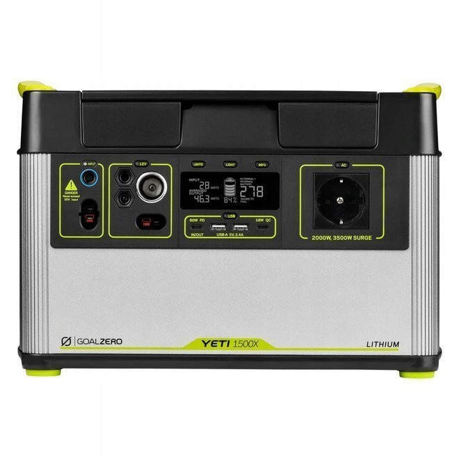 Електростанція Goal Zero Yeti 1500 X 3500 ВА 2000 Вт