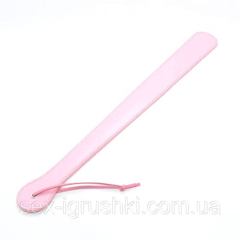 Довга рожева шльопачка Spanking Whip Paddle Pink, Рожевий