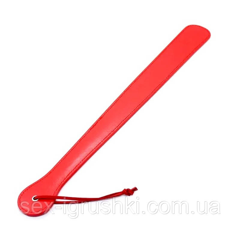 Довга червона шльопанка Spanking Whip Paddle Red, Червоний