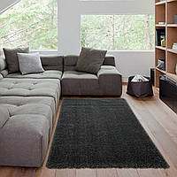 Килим сірий 100х200 см Fantasy Shaggy DARK GREY 12500/60