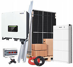 Гібридний сонячний комплект 10кВт + накопичувач енергії Sofar Solar