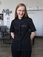 Кітель з вашим Логотипом Madellin Чорний/Білий, фото 10