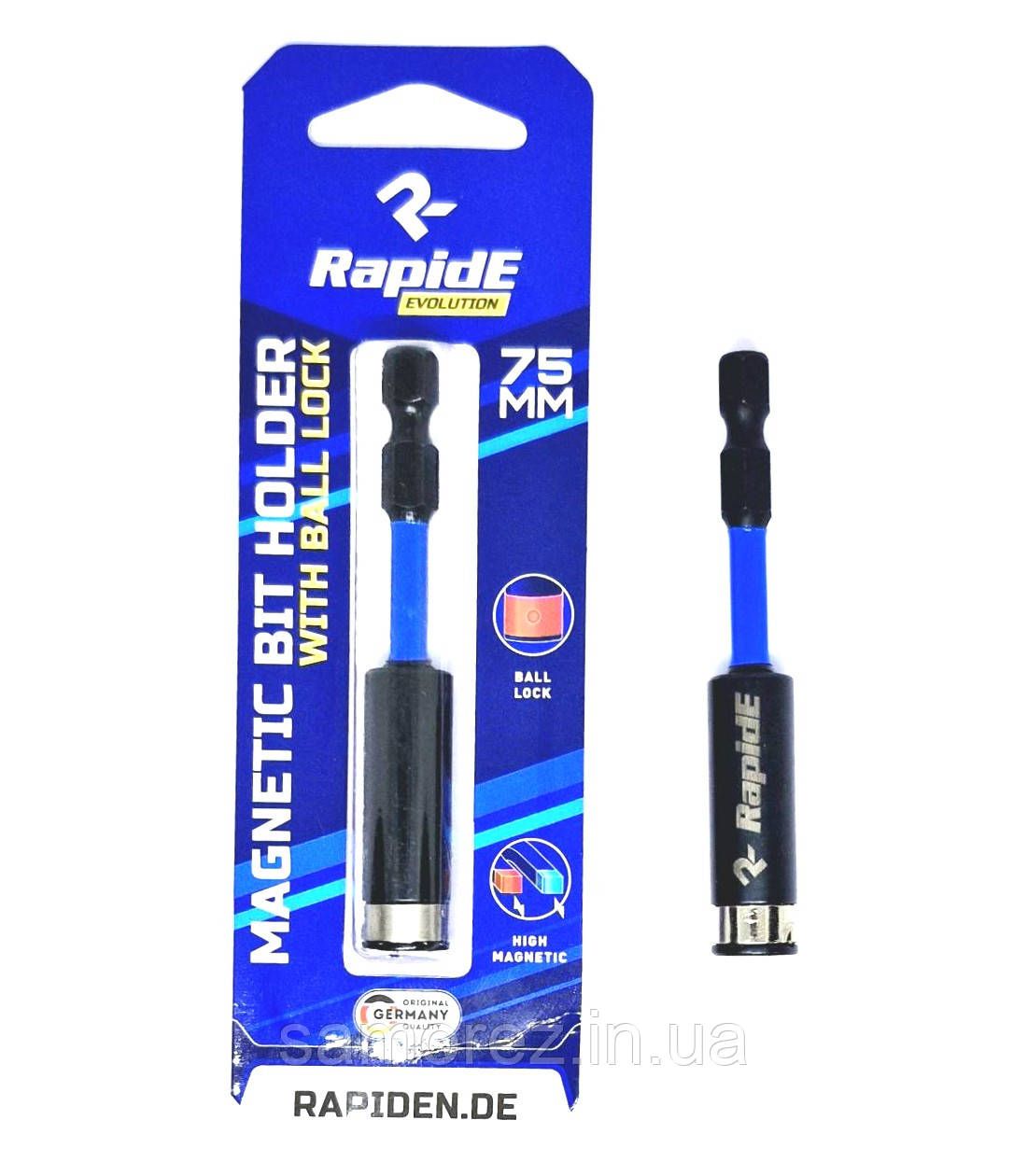 Магнітний біто-тримач RapidE 75mm з кульковим фіксатором