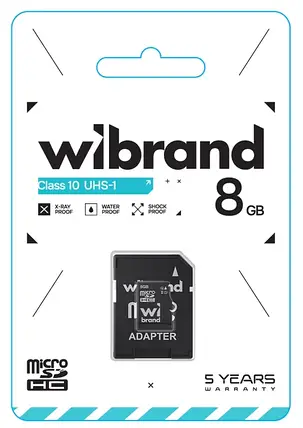 Micro SD 8GB/10 class Wibrand, фото 2