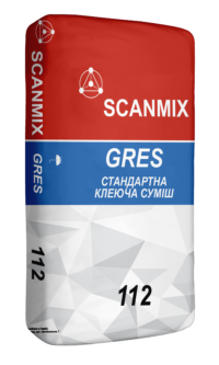 112 SCANMIX GRES (25 кг) — Суміш клейка