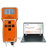 Тестер внутрішнього опору акумуляторів міліомметр RC3563 200ом 100в затискач Кельвіна + зонд, фото 3