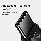 Кабель телефона смартфона планшета швидка зарядка Baseus USB to Type-C 100W 20V 5A 2m CAWJ000101, фото 6