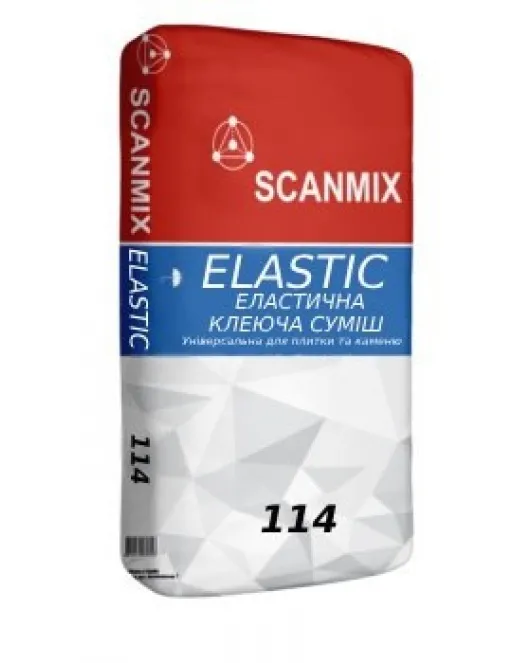 114 SCANMIX ELASTIK (25 кг) Суміш клейка еластична