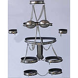 Female Fully Adjustable Model-T Stainless Steel Premium Chastity 8 Pcs Kit, серебро, фото 3