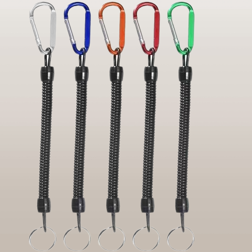 Шнурок тренчик ретрактор з карабіном пружинний універсальний